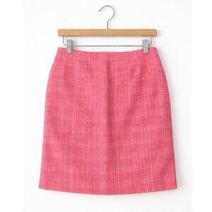 Steven Stolman Vintage Pink Plaid Mini Skirt Cotton Size 8
